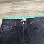 AGOLDE NWT  Riley High Rise Straight Crop Jeans Women's Black Size 32 Photo 4