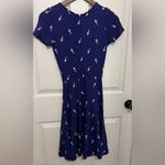Unique Vintage  x GB Women’s Royal Blue Bomb Pop Print Short Sleeve Dress Size XS Photo 1
