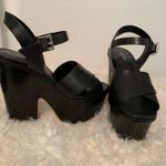 Michael Kors Platform Leather Sandals  Photo 0