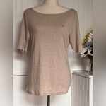 Tommy Hilfiger Short Sleeve Beige Top NWT Photo 1