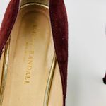 Loeffler Randall Burgundy Sueded Twist Pleat Patent Accent Pump Classic Size 9.5 Photo 7