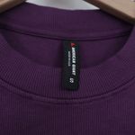 American Giant Ribbed Crewneck Short Sleeve T Shirt Purple Size S Made in USA Photo 2