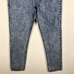 Happy x Nature High Rise Straight Leg Acid Wash Cotton Button Fly Jeans Size 26 Blue Photo 3