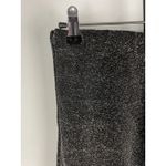 ZARA  Black Metallic Sparkly Festive‎ Stretch Elastic Waist Flared Pants Size S Photo 3