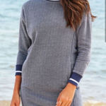 Vineyard Vines  Varsity Sweatshirt Dress In‎ Deep Bay Heather Women`s Size XS Photo 0