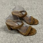 Soludos  Ines Sandals Womens 9.5 Suede Boho Festival Block Heels Slip On Walnut Photo 4