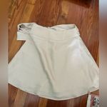 Cream Satin Skirt With Bow Size Small Photo 2