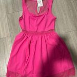 Barbie Pink Sleeveless Ruffle Skirt Dress Photo 0