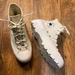 Converse  Chuck Taylor All Star Size 8 Lugged Sole All White 565902C Hi Top Shoes Photo 0