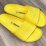 Birkenstock  Barbados Eva yellow slide sandals pool unisex Photo 0