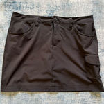 Eddie Bauer  Black Adventurer Cargo Golf Skort Size 8 Photo 0