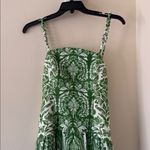 Farm Rio Green Delicate Tapestry Euroflax™ Premium Linen Midi Dress,Medium, $265 Photo 11