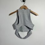 Outdoor Voices  Slash Back Cropped Workout Tank Women S Gray Yoga Pilates Active Photo 1