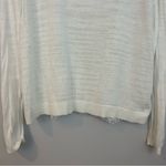 CAbi Ivory White Sophia Lace Back Long Sleeve Top/Sweater Size Medium Photo 8