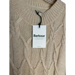 Barbour  NWT Elisha Long Dleeve Wool Blend Sweater Dress in White Pepper Size 12 Photo 4