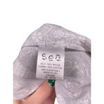 Sea New York Floral Lace Combo Tie Blouse Blue White Size 2 Photo 7