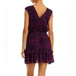 Ramy Brook Romina Printed Mini Cocktail Dress in Plum/Black, Size 6 NWT $495 Photo 8