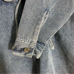 Missguided Denim Long Sleeve Shorts Belted Romper Women’s Size 4 Photo 5