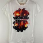 Bay Island SNOW PATROL  White 2012 Fallen Empires Tour Short Sleeve Graphic Tee Photo 0