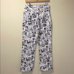 Reformation Women’s  Newsprint High Rise Straight Long Jeans Comic Photo 6