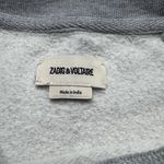Zadig & Voltaire Love Amour Gray Sweatshirt Size Small – Designer Luxury Casual Photo 6
