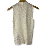 Guess ‎ ivory Gamilla lace mock neck top small new Photo 3