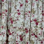 Denim & Supply Ralph Lauren ‎ Floral Blouse Ruffle Trim Boho Peasant Top Medium Photo 4