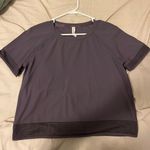 Lululemon Deep Purple Cropped Short Sleeve Photo 0