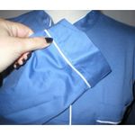 Natori NWT New Designer Womens S SleepShirt Cotton Blue White Supima Cotton Soft Photo 5