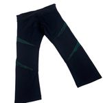 Lorna Jane  Spark 7/8 Tight Crop Leggings Black/Neon Spearmint Size Small Photo 3