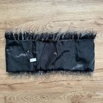 Leith Black Faux Fur Shawl Shrug Cape NEW NWT elegant wedding NYE formal evening Photo 2