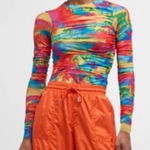 NWT SER.O.YA Janey Multicolor Top Size XS Abstract Palm SER. O. YA Photo 0