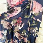 XScape floral tiered chiffon lined gown women size 4 Photo 8