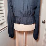 Tobi  Peplum Button Top Photo 6