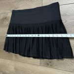 IBKUL 13” Black Pleated Tennis Skirt Side Pockets Size Medium Photo 8