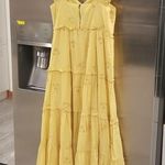 The Great ππ The Tea Dress ~ Misted Yellow with Daisy Bouquet Embroidery L NWT Photo 5