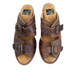 Freebird Caprice Brown Leather Buckle Mules Clogs Size 9 Photo 4