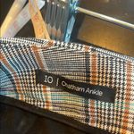 Talbots Plaid Trousers with Button Detail Chatham detail size 10 Photo 3