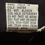 Darian Vintage 1990s Black Open Front Cardigan Sweater Silver Beading Medium Photo 15