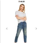 Wildfox  Sz 24 Baggy Crop Jeans Da Vinci Distressed Grunge Boho Boyfriend Relaxed Photo 1