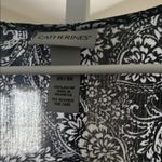 Catherines Black and White Floral Kimono Size 2X Photo 1