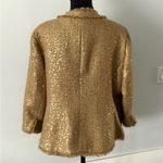 Chico's Elegant Gold Sequin CHICO’ S Jacket☀️☀️☀️ Photo 3