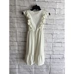 Kaileigh  Women’s White Eyelet Ruffle Cottagecore Dress Size XS Photo 6