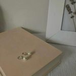 Pearl Drop Dangle Silver Tone Earrings Vintage “Petra” White Flip Back Feminine Minimalist Photo 1