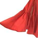 Harlowe $ Graham Harlowe & Graham Womens Top Blouse Bell Sleeve Cotton Blend Orange Size M Photo 1