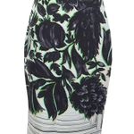Peter Pilotto Black Green White Floral Midi Pencil Skirt Women’s Size 4 Small US Photo 0