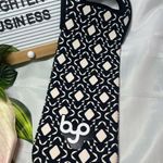 BYO Neoprene Single Bottle Tote Bag Black White Geometric Wine Carrier Photo 0