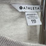 Athleta Womens Coaster Luxe Sweatshirt Heather Grey Size XXS Pullover Soft Cozy Photo 2