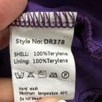 Exlura  NWT Swiss Dot Sheer Puff Long Peasant Sleeve Ruched Front Mini Dress S Photo 10