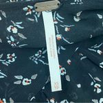 Free People Floral Printed Lolita Long Sleeve Top Black Combo Smocked Size XS Photo 11